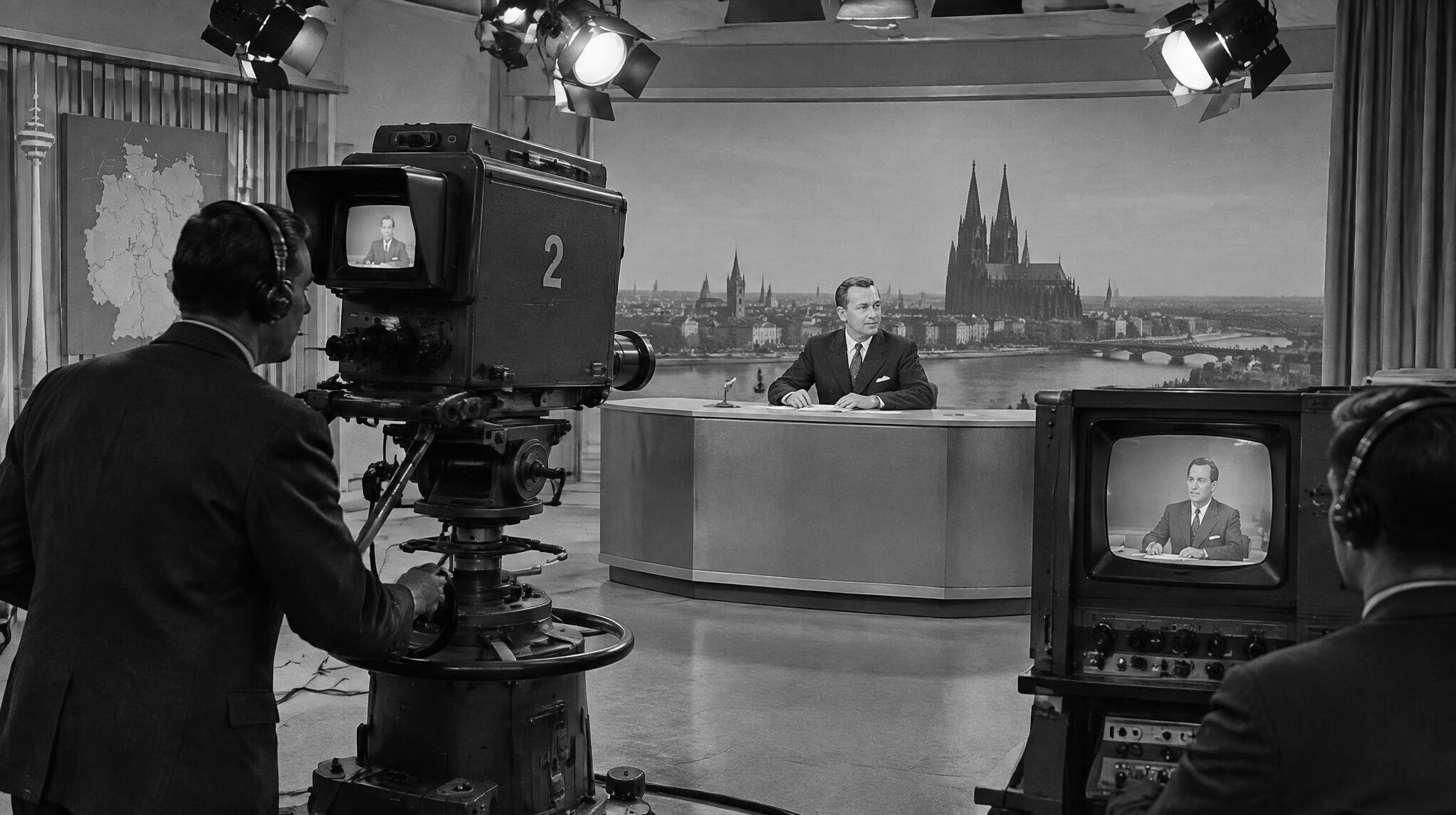 german tv studio 1950s